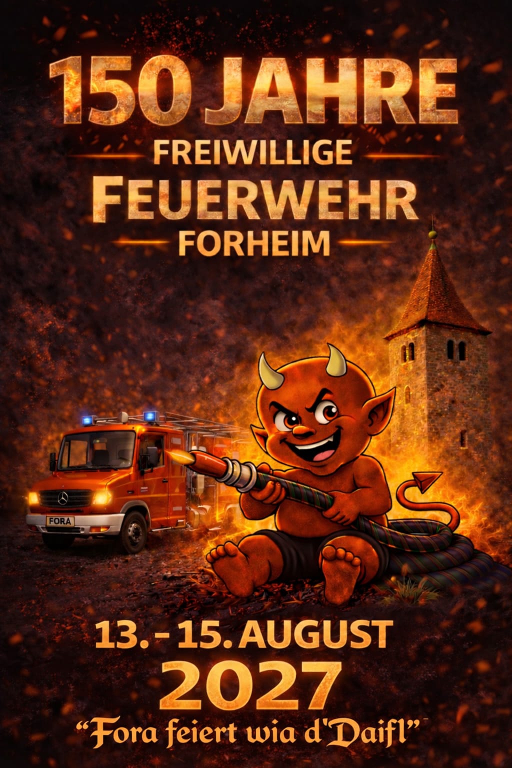 Flyer Feuerwehrfest